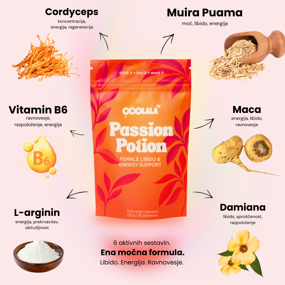 Passion Potion libido booster za ženske, 120 g